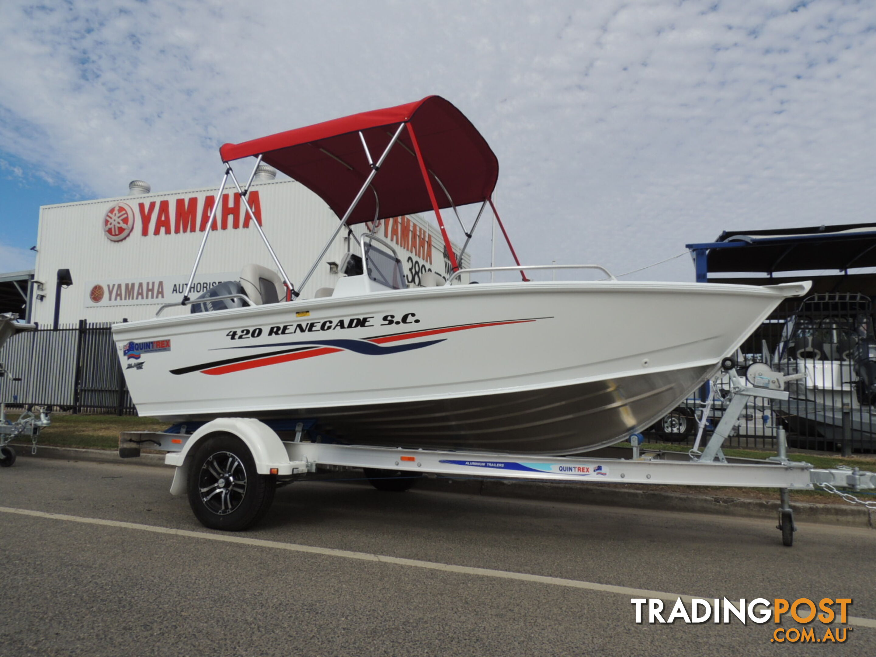 Quintrex 420 Renegade PRO SC(Side Console) + Yamaha F50hp 4-Stroke - PRO Pack for sale online prices