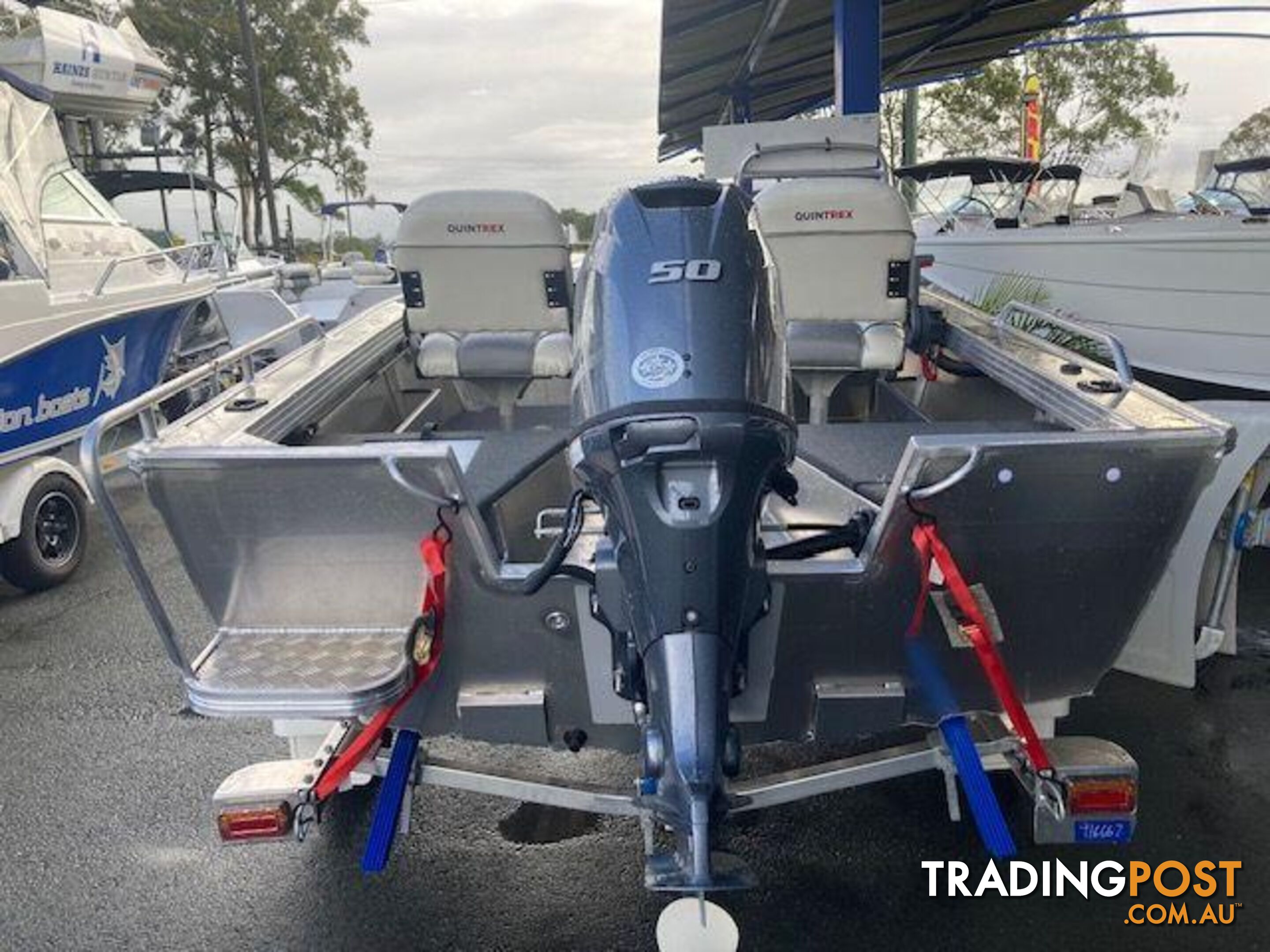 Quintrex 420 Renegade PRO SC(Side Console) + Yamaha F50hp 4-Stroke - PRO Pack for sale online prices