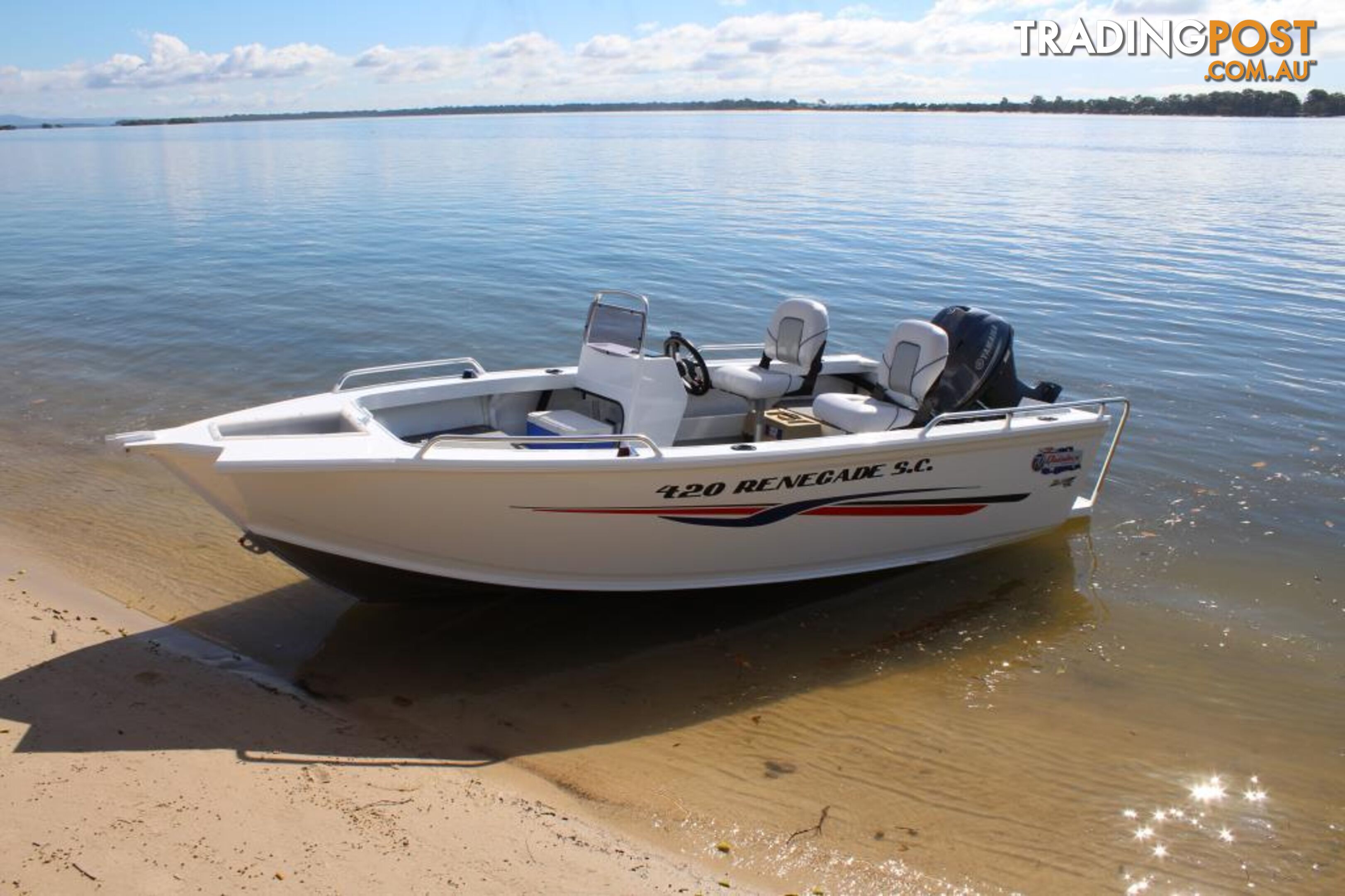 Quintrex 420 Renegade PRO SC(Side Console) + Yamaha F50hp 4-Stroke - PRO Pack for sale online prices