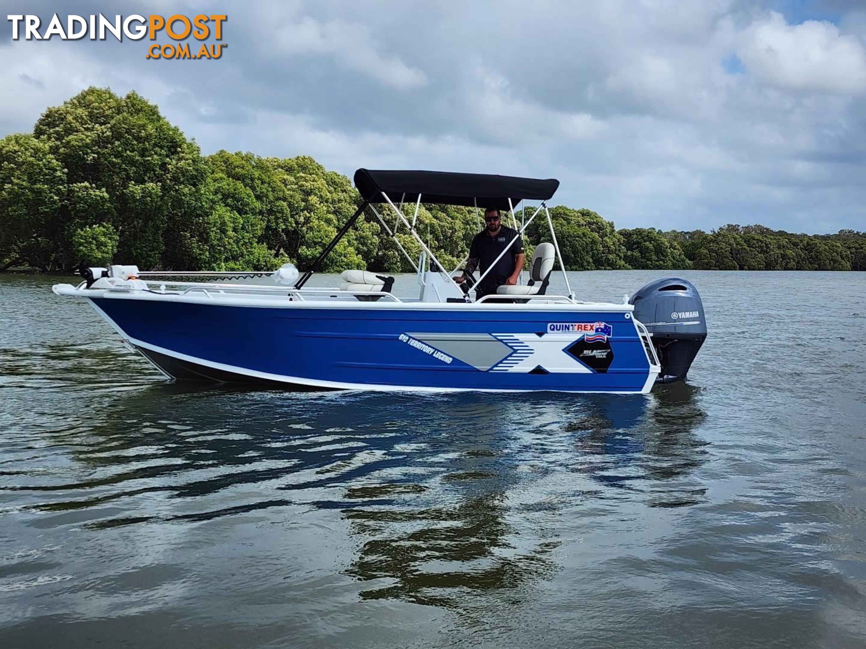 Quintrex 610 Territroy Legend + Yamaha F150HP 4-Stroke - Pack 2 for sale online prices