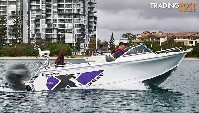 Quintrex 520 Fishabout + Yamaha F90hp 4-Stroke - Pack 2 for sale online prices