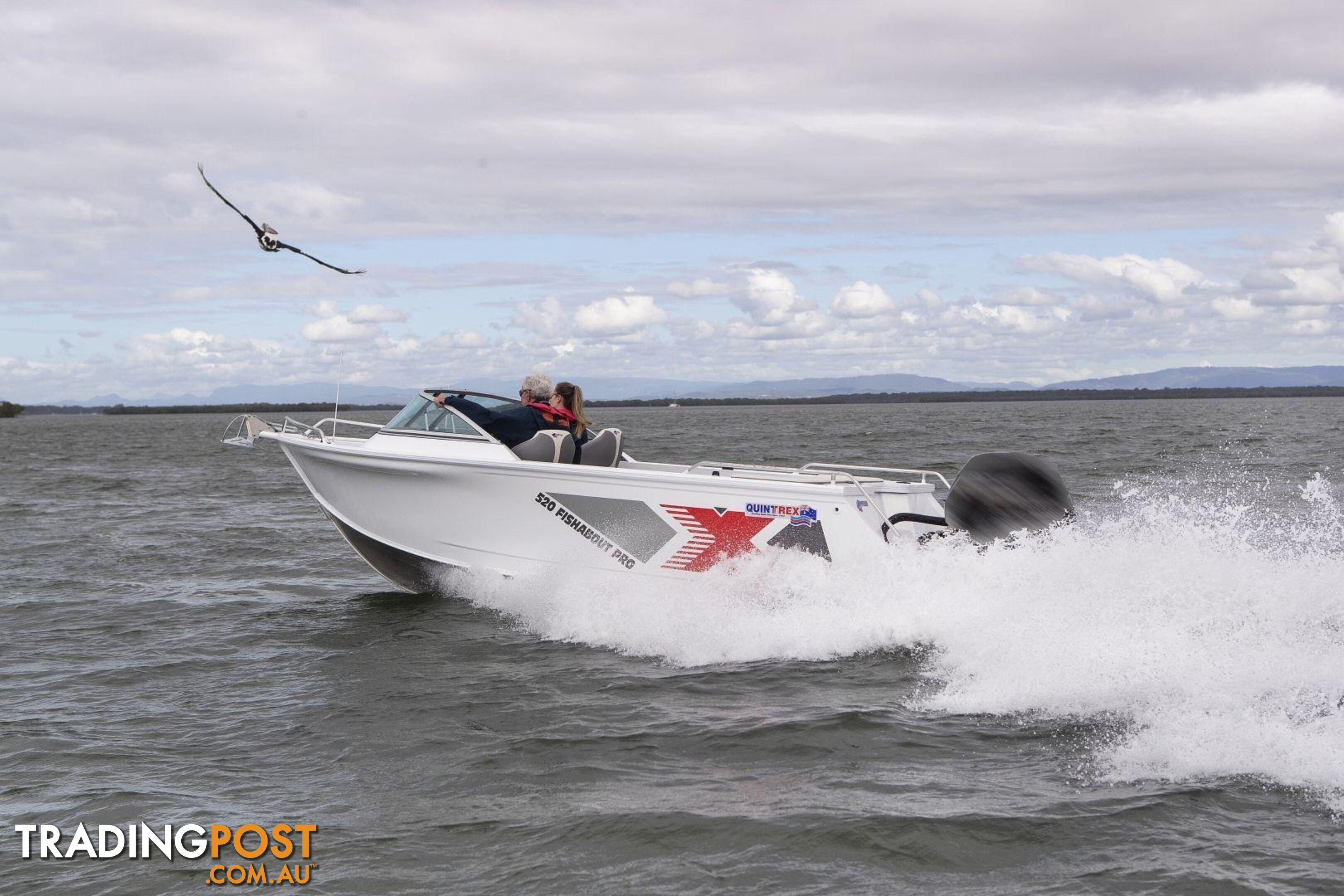 Quintrex 520 Fishabout + Yamaha F90hp 4-Stroke - Pack 2 for sale online prices