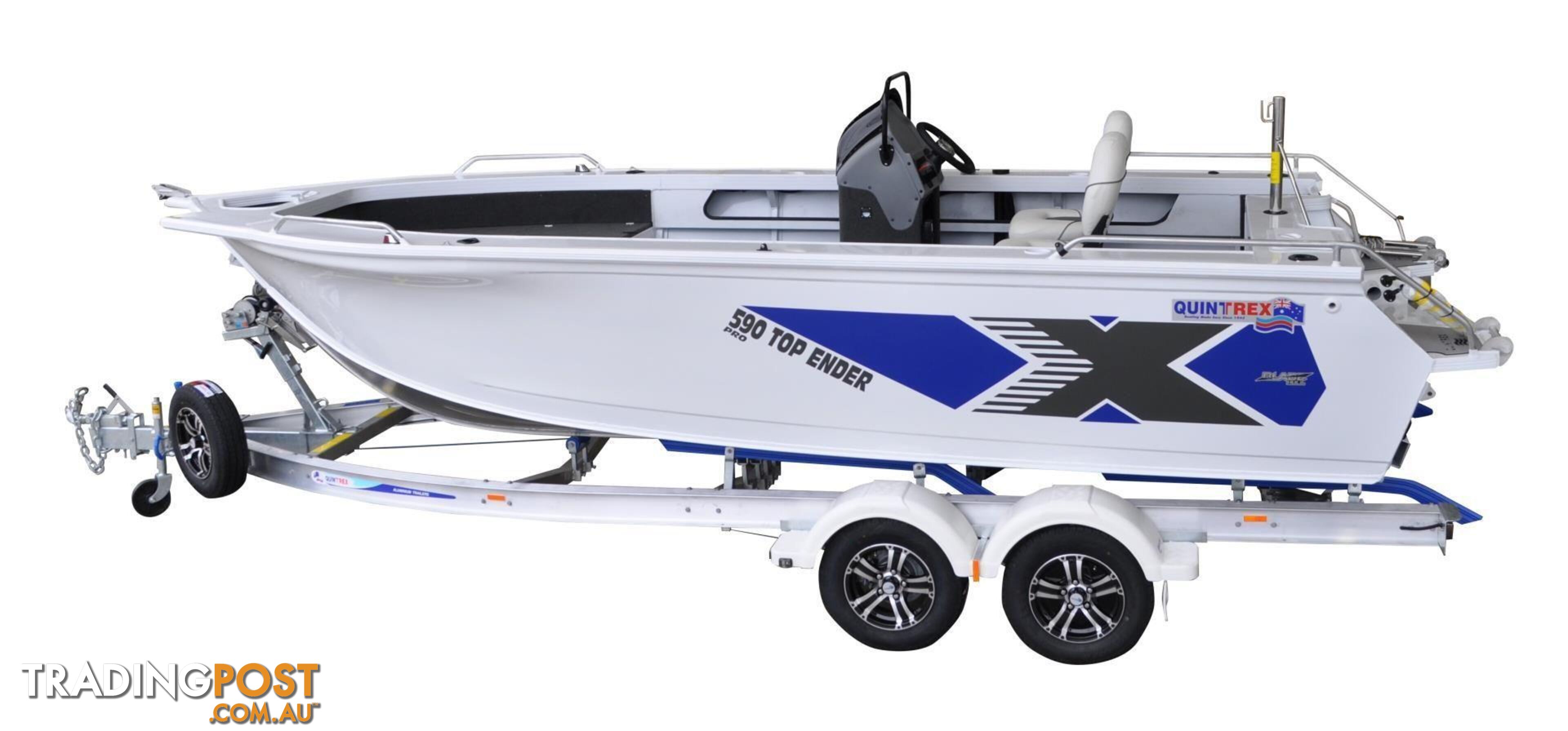 Quintrex 590 Top Ender PRO + Yamaha F150hp 4-Stroke - PRO Pack for sale online prices