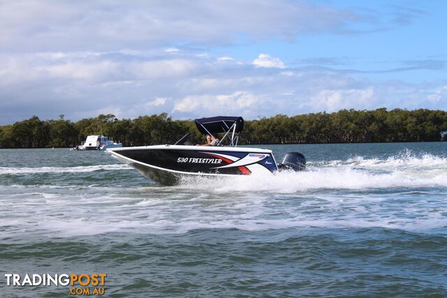Quintrex 530 Freestyler + Yamaha F130hp 4-Stroke - Pack 3 for sale online prices