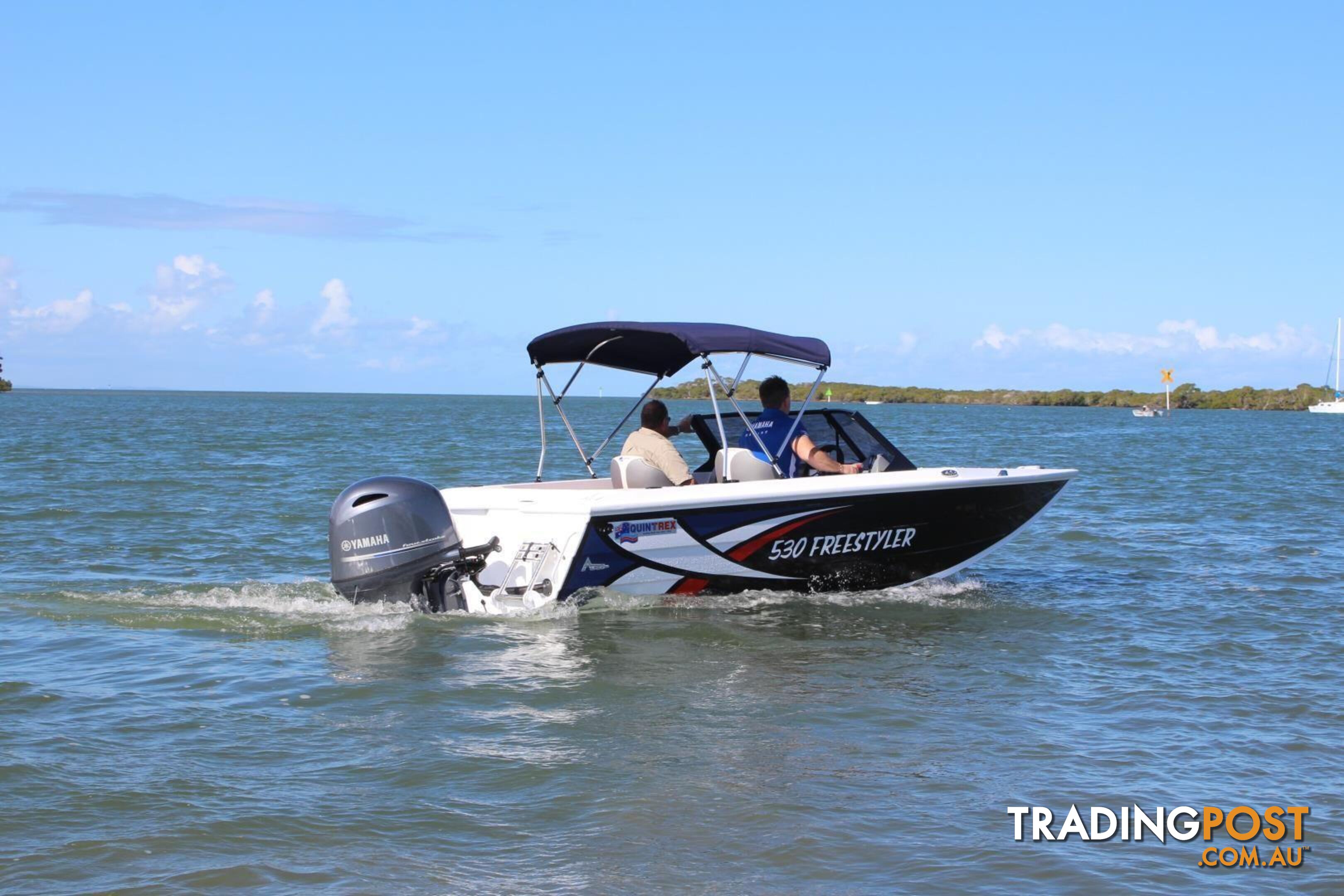 Quintrex 530 Freestyler + Yamaha F130hp 4-Stroke - Pack 3 for sale online prices