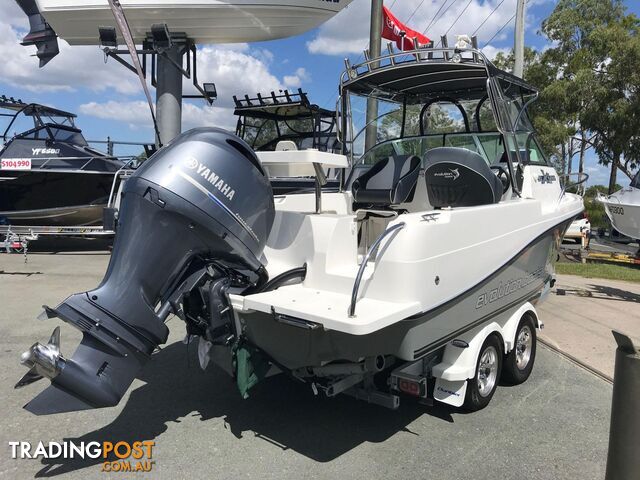 NEW 2024 EVOLUTION 552 PLATINUM FITTED WITH A YAMAHA HELM MASTER XA F150 FOURSTROKE