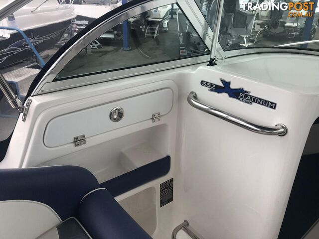 NEW 2024 EVOLUTION 552 PLATINUM FITTED WITH A YAMAHA HELM MASTER XA F150 FOURSTROKE