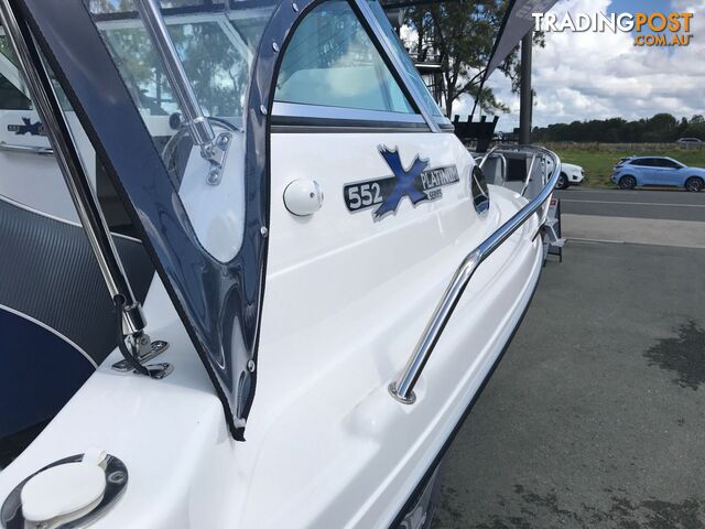 NEW 2024 EVOLUTION 552 PLATINUM FITTED WITH A YAMAHA HELM MASTER XA F150 FOURSTROKE