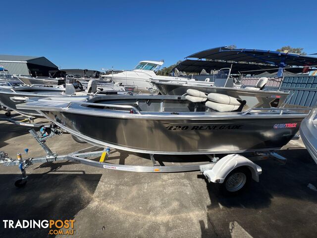 Quintrex 420 Renegade TS + Yamaha F50HP - In Stock Now