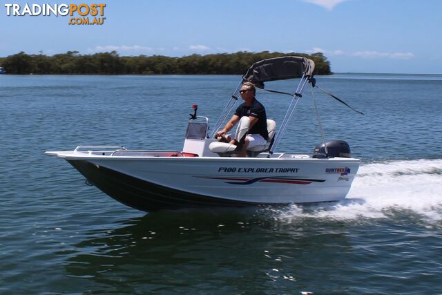 Quintrex F400 Explorer Trophy Side Console + Yamaha F40hp 4-Stroke - Pack 3(SC) for sale online prices