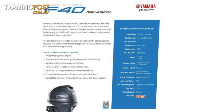 Quintrex F400 Explorer Trophy tiller steer+ Yamaha F30hp - PACK 1 FOR SALE - photo 3 of 18