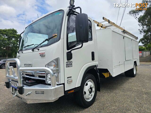 2008 Isuzu NQR 450 Service Body White Cab Chassis 5.2l