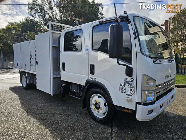 2013 Isuzu NQR 450 Ex Council White Dual Cab 5.2l