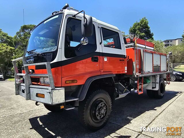 1999 Isuzu FTS 750 Dual Cab 4x4 Red Firetruck 8.2l