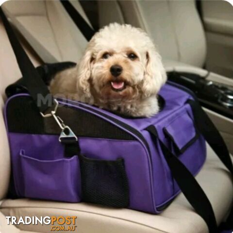 PET CAR SEAT AND SEATBELTS