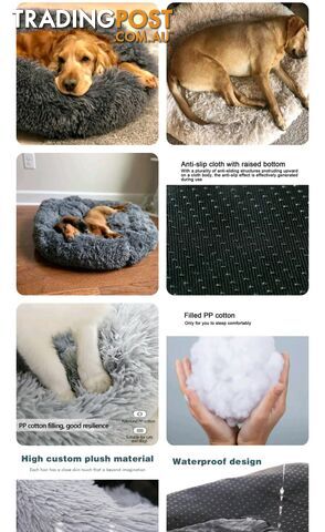 FLUFFY CALMING DONUT BEDS