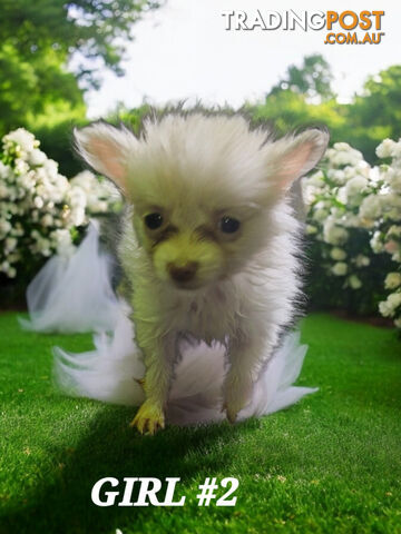 GORGEOUS TEACUP POMCHI PUPPIES