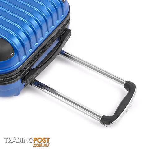 Set of 2 Hard Shell Travel Luggage with TSA Lock - Blue