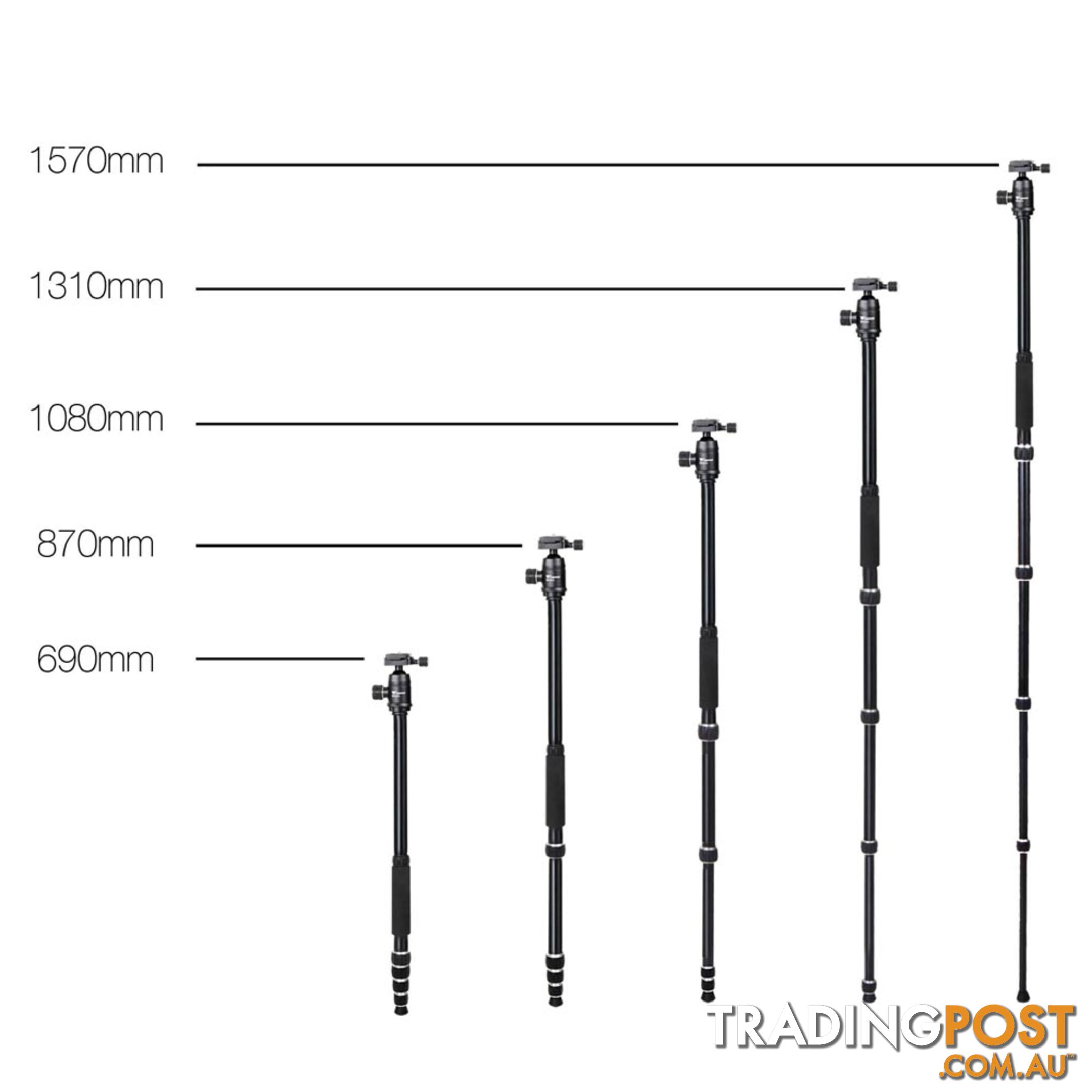 Professional 2 IN 1 Monopod/Tripod Digital Camera 152cm