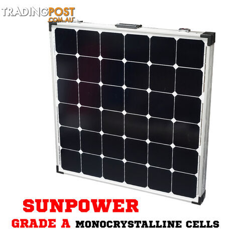 12V 250W Folding Solar Panel Kit Caravan Boat Camping Power Mono Charging Home - photo 2 of 5