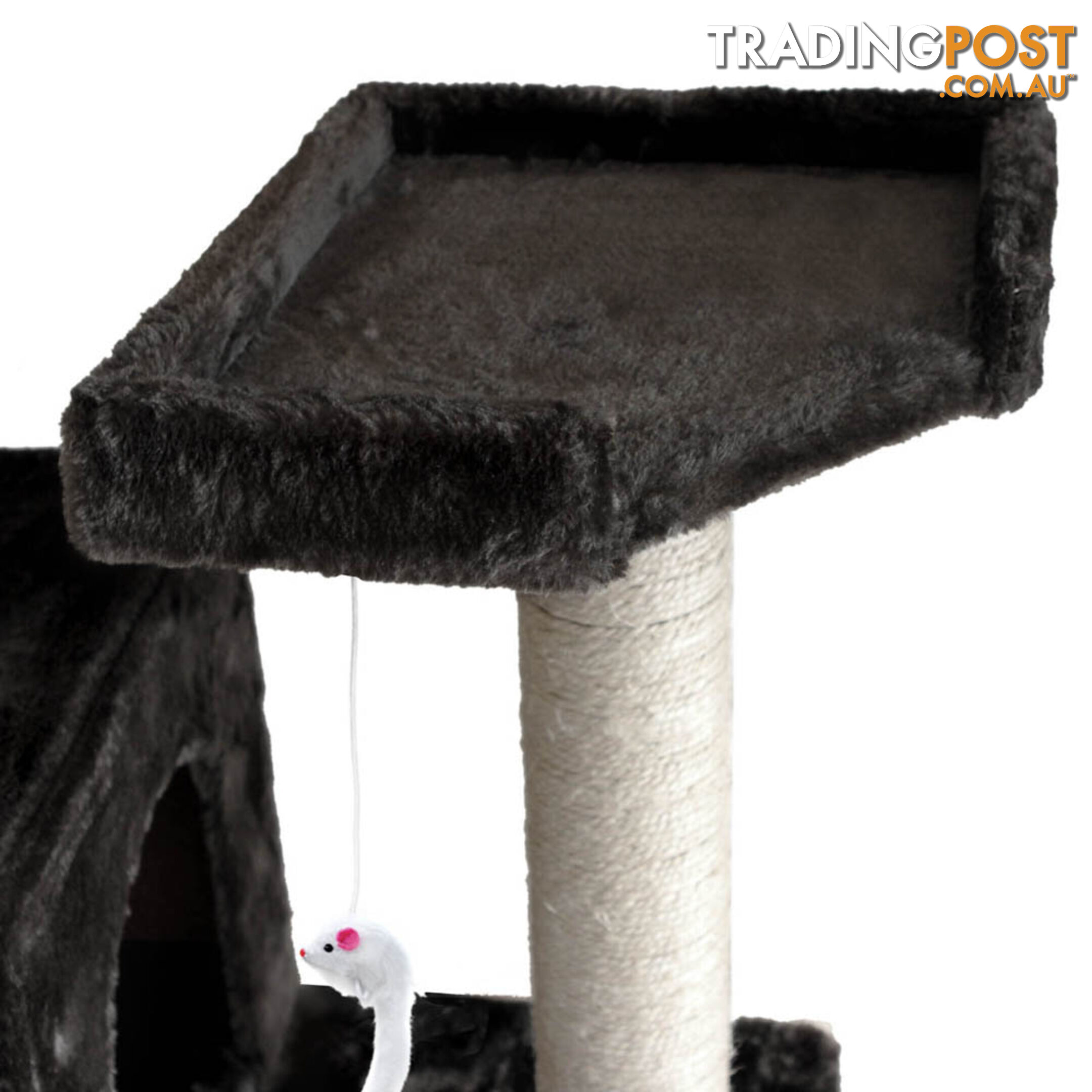 Cat Scratching Poles Post Furniture Tree 185cm Dark Grey