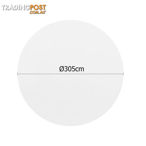 4 Pcs Wedding Table Cloth Round 305cm White