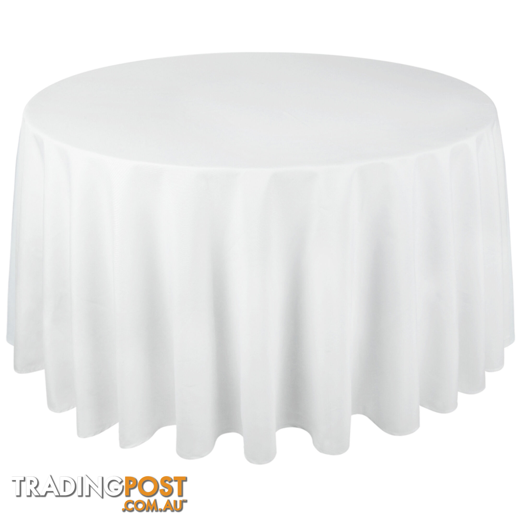 4 Pcs Wedding Table Cloth Round 305cm White