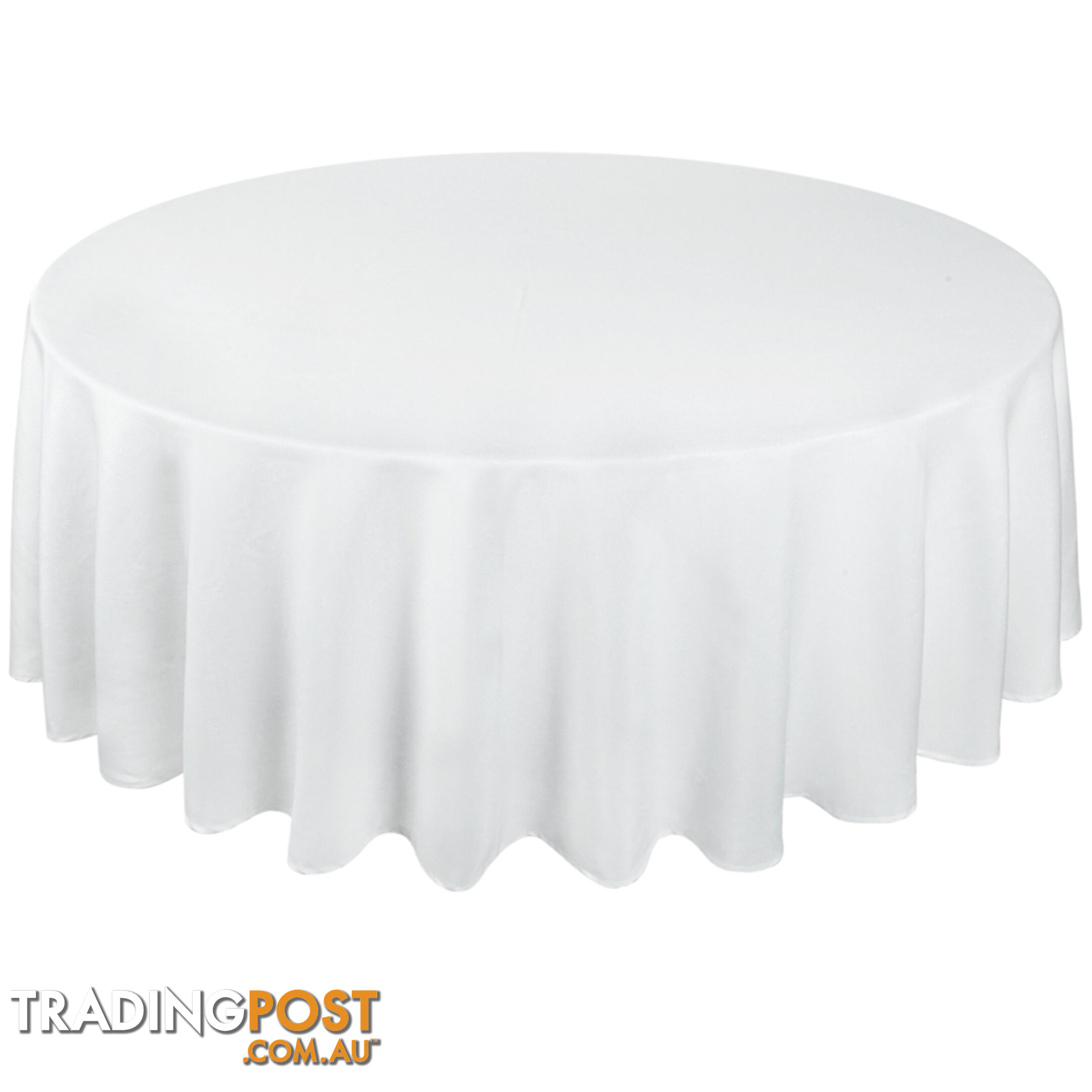 4 Pcs Wedding Table Cloth Round 305cm White