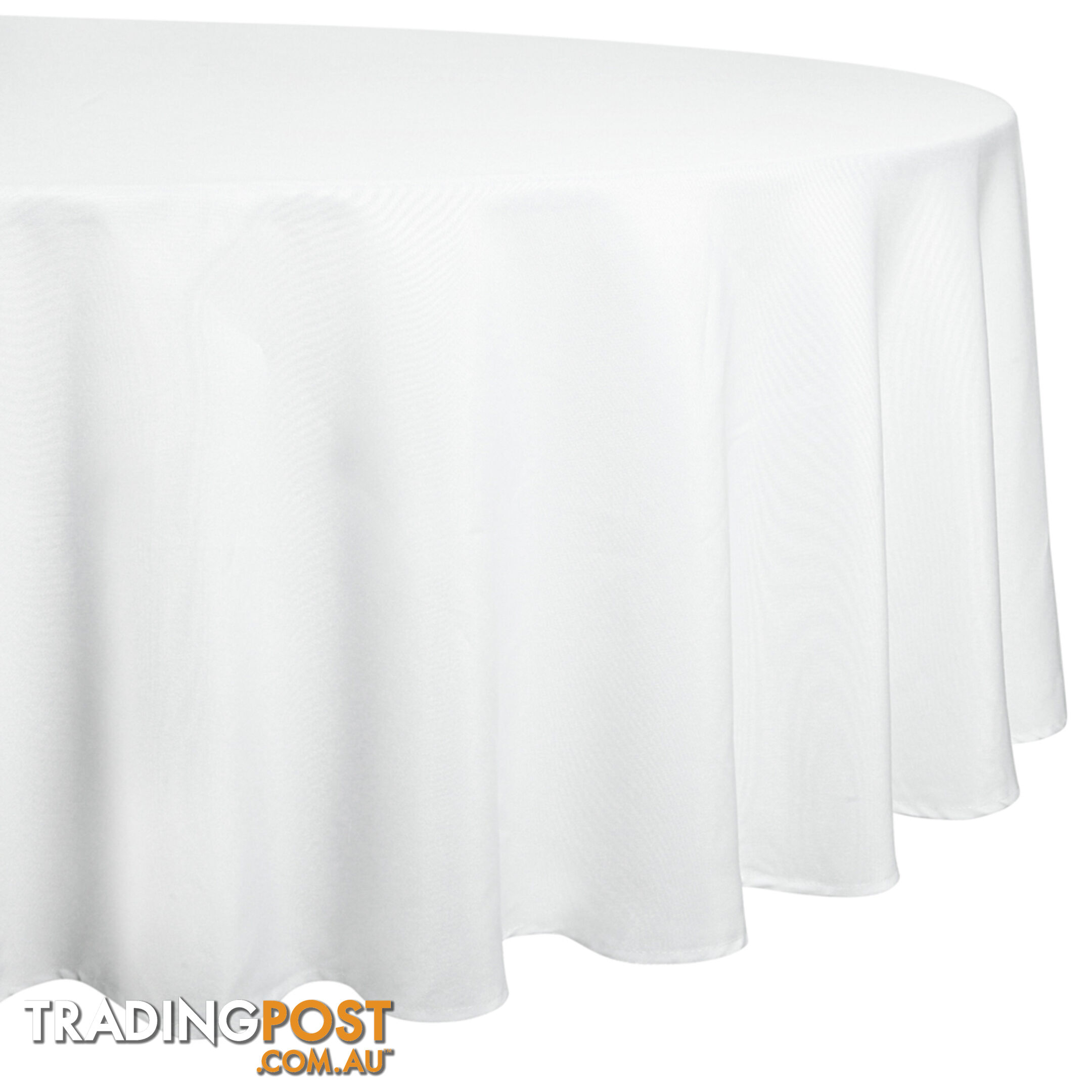 4 Pcs Wedding Table Cloth Round 305cm White