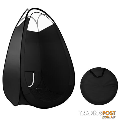 Large Black Pop Up Spray Tan Tent Tanning Mobile Booth
