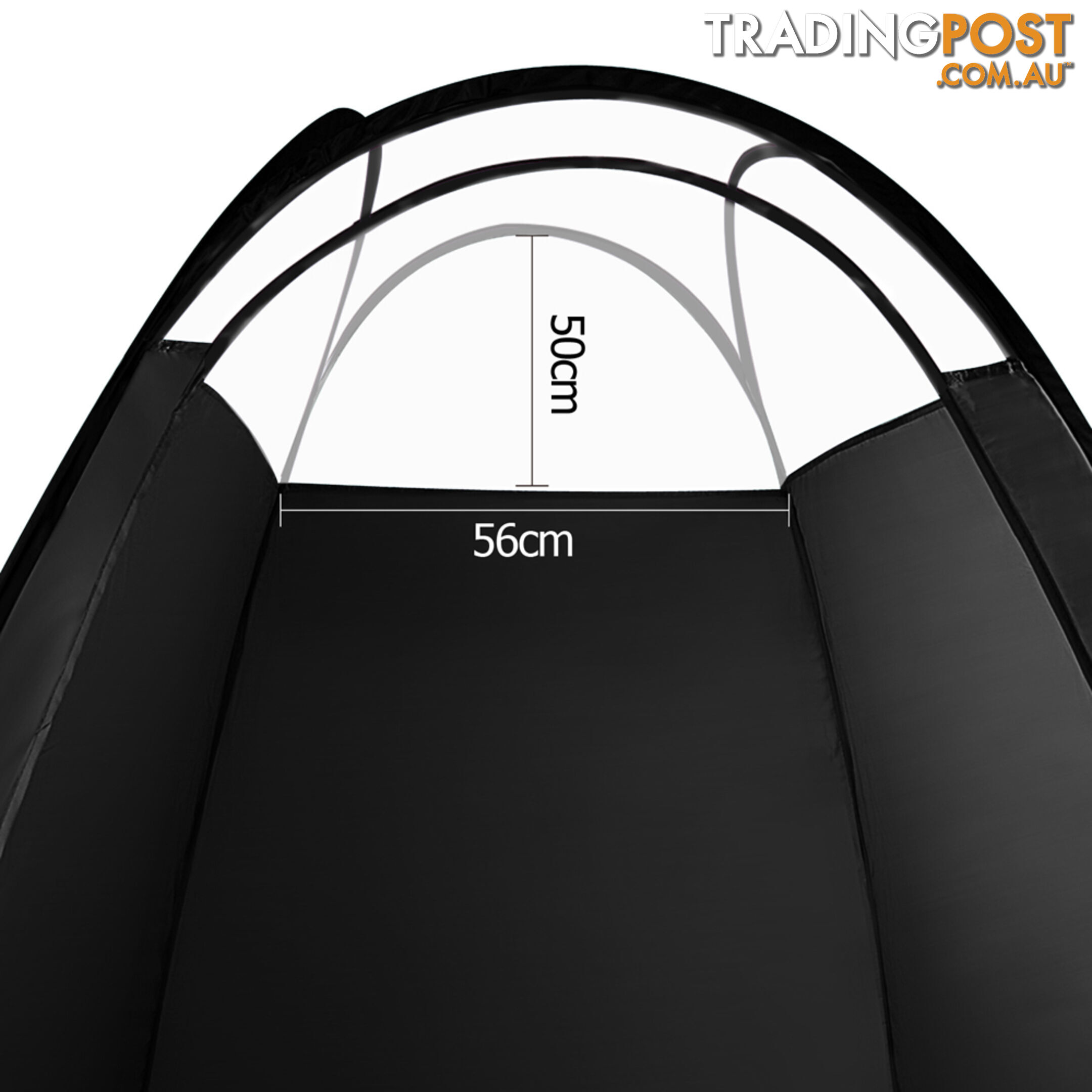 Large Black Pop Up Spray Tan Tent Tanning Mobile Booth