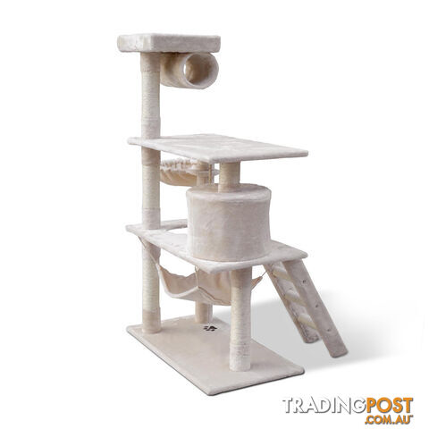 Cat Scratching Post Tree House Condo 141cm Beige - photo 3 of 8