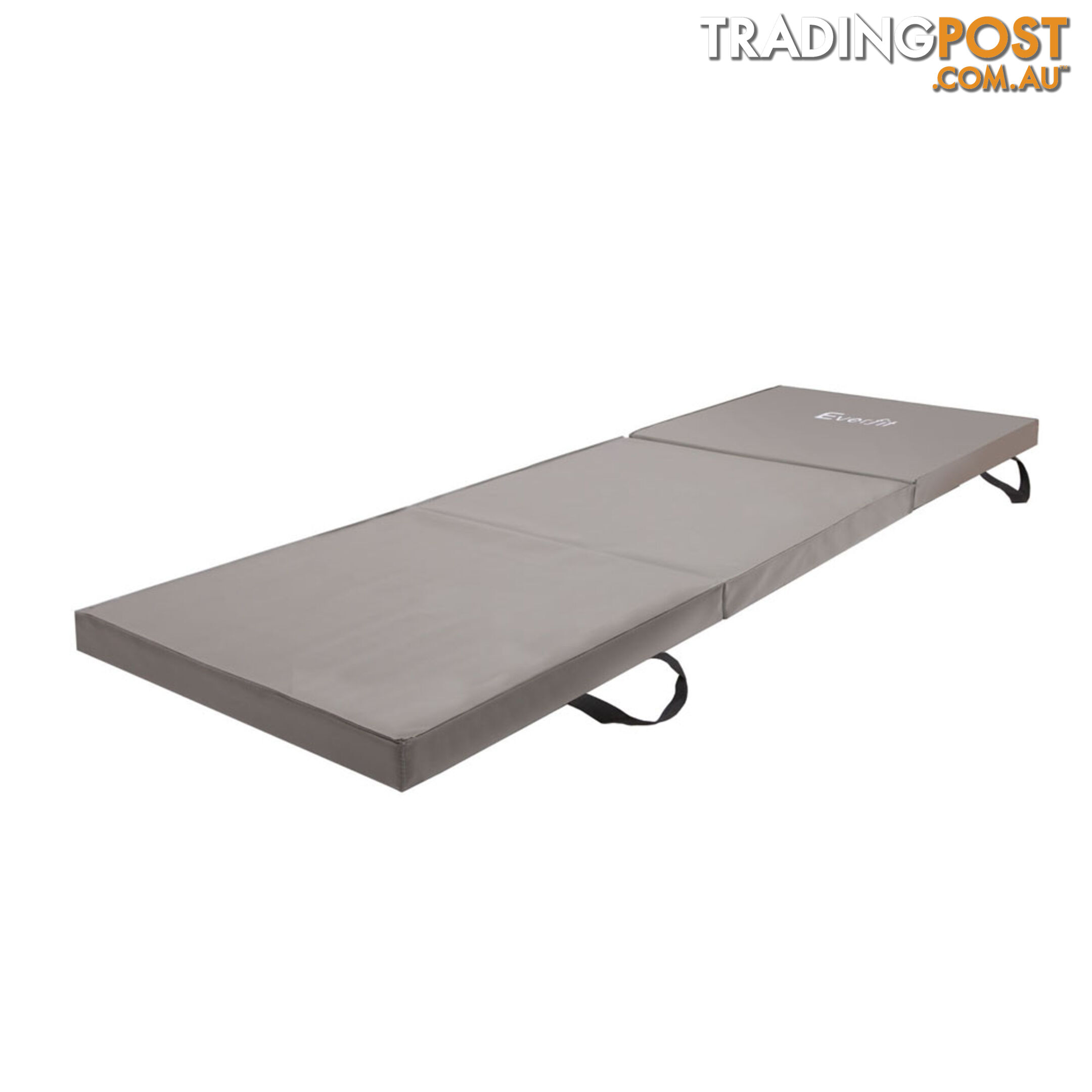 Trifold Exercise Mat Floor Grey