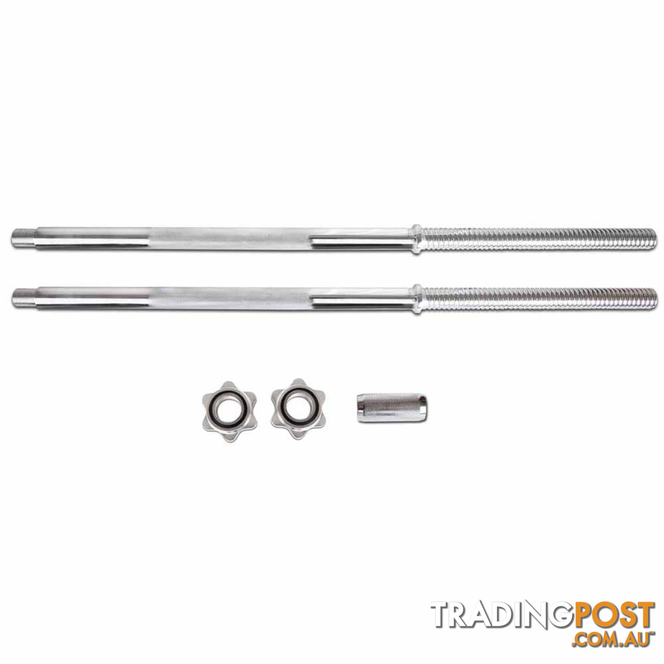 168CM Steel Weight Barbell with Spring Collars