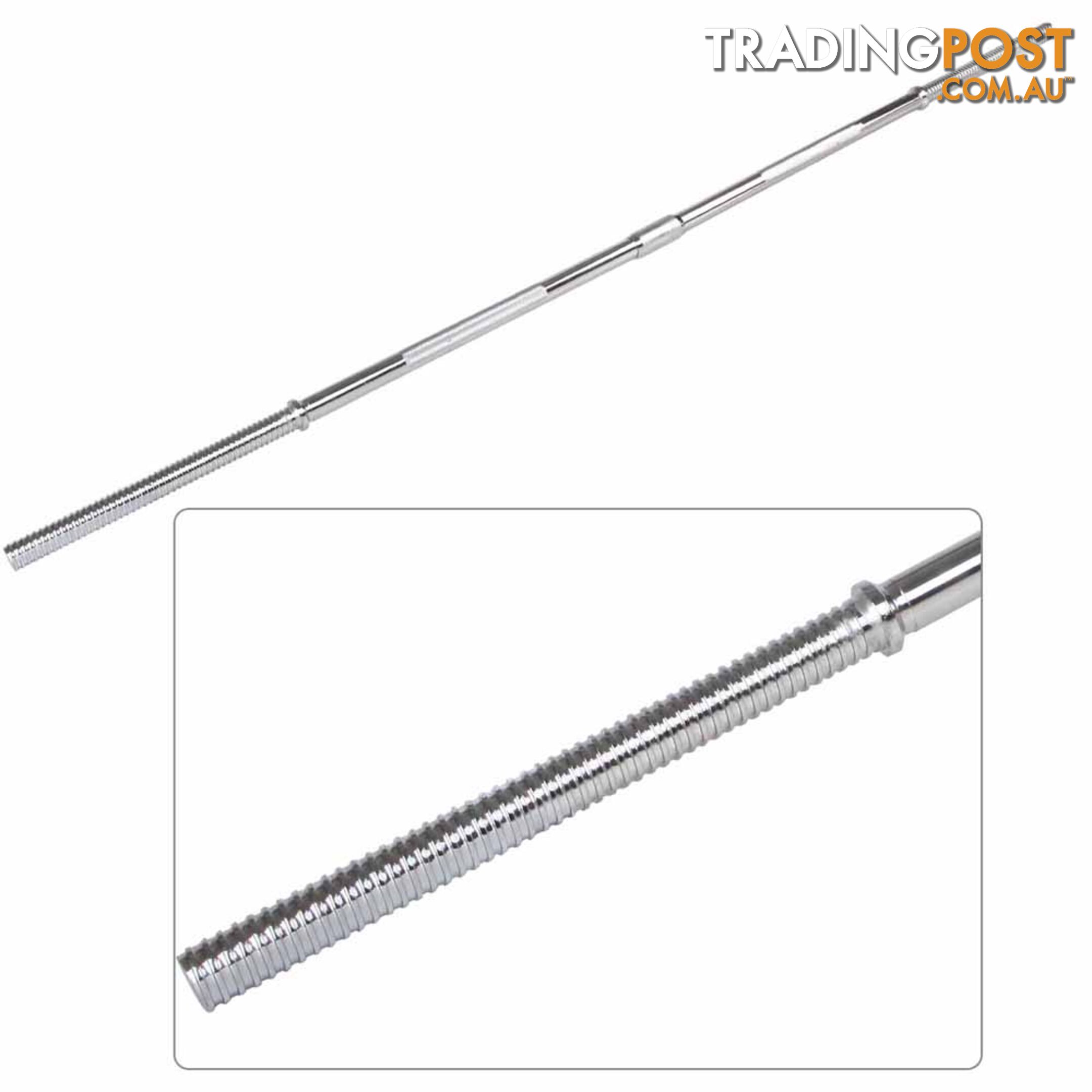 168CM Steel Weight Barbell with Spring Collars