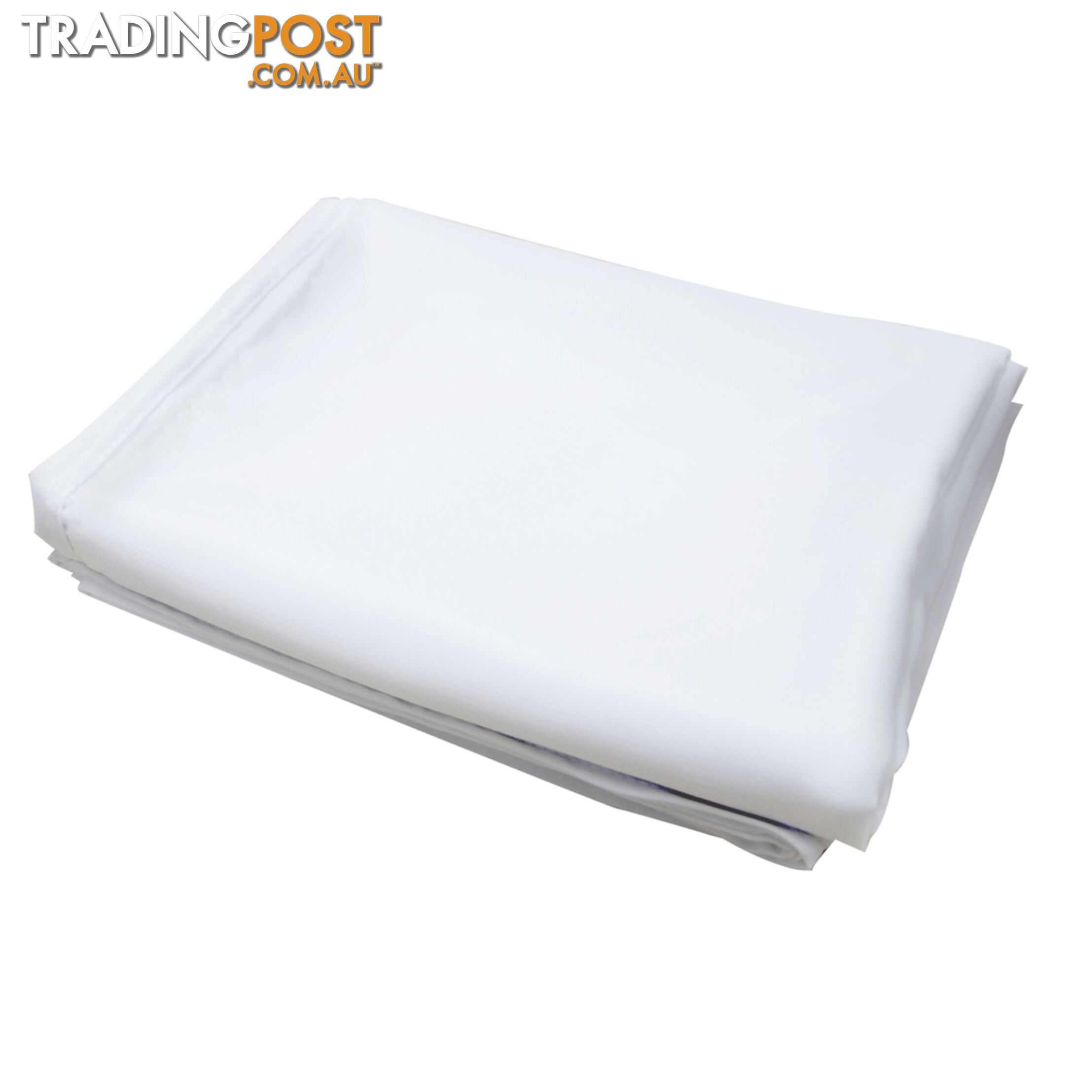 6 Pcs Wedding Table Cloth Rectangle 244cm White