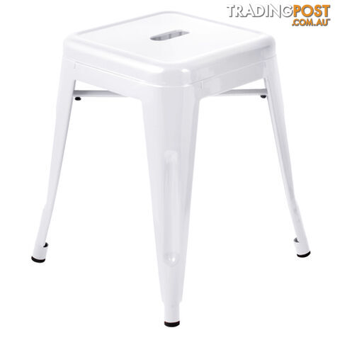 Set of 4 Replica Tolix Kitchen Bar Stool 46cm White - photo 4 of 8