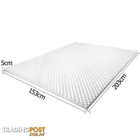 Deluxe Egg Crate Mattress Topper 5 cm Underlay Protector Queen - photo 2 of 8