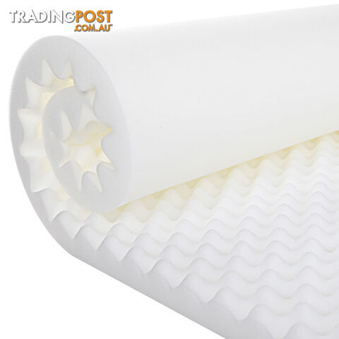 Deluxe Egg Crate Mattress Topper 5 cm Underlay Protector Queen - photo 5 of 8