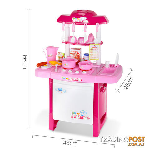 Kids Play Set Little Chef Kitchen 25 Piece - Pink - photo 2 of 8