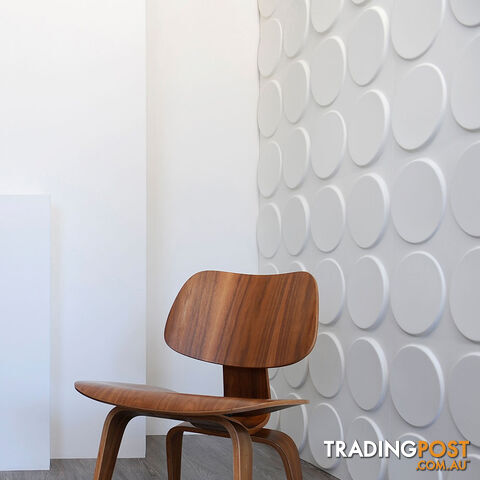 12 Pcs 3D Ellip Design Wall Panel