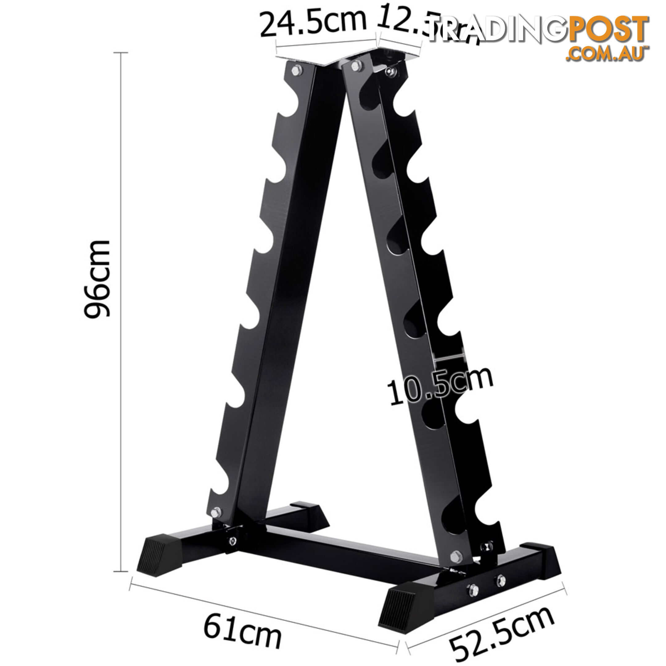 Vertical Dumbbell Storage Rack 6 Pairs