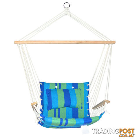 Hammock Swing Chair Blue Green