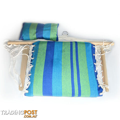 Hammock Swing Chair Blue Green