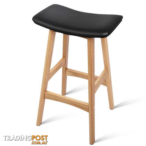 Set of 2 High Seat Barstools Black - photo 4 of 11