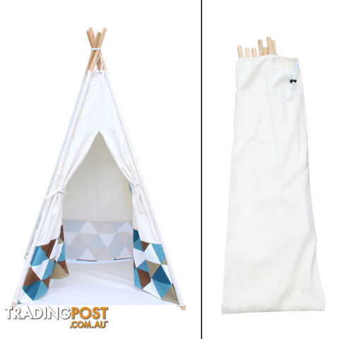 4 Poles Teepee Tent w/ Storage Bag - photo 3 of 8