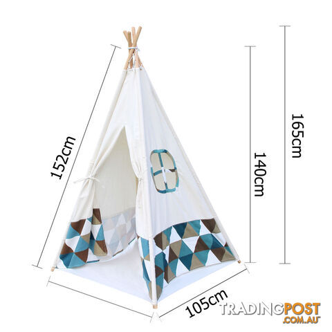 4 Poles Teepee Tent w/ Storage Bag - photo 2 of 8