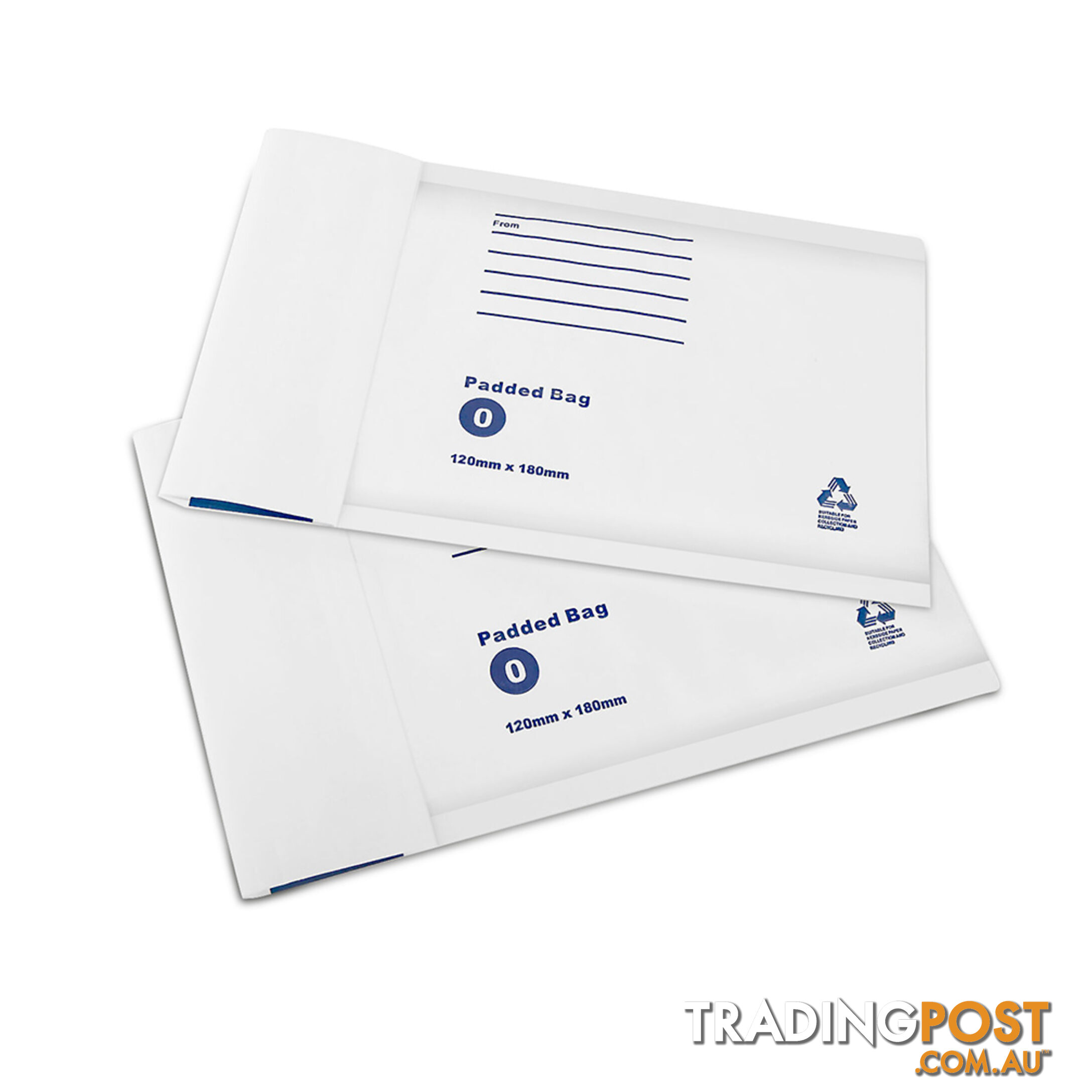 Set of 100 Bubble Padded Mailer Bag - 120mm x 180mm