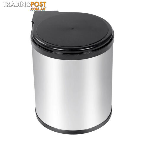 Auto Swing Out Lid Stainless Steel Bin 14L - photo 5 of 6
