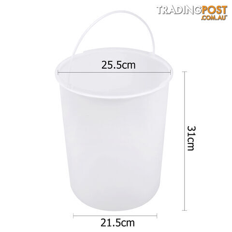 Auto Swing Out Lid Stainless Steel Bin 14L - photo 3 of 6